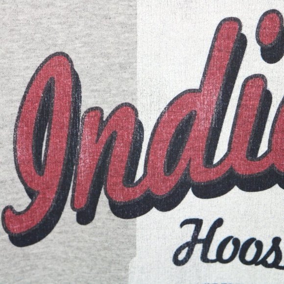 Indiana University Hoosiers Baseball Shirt T-Shirt Gray‎ M Medium - Picture 8 of 11
